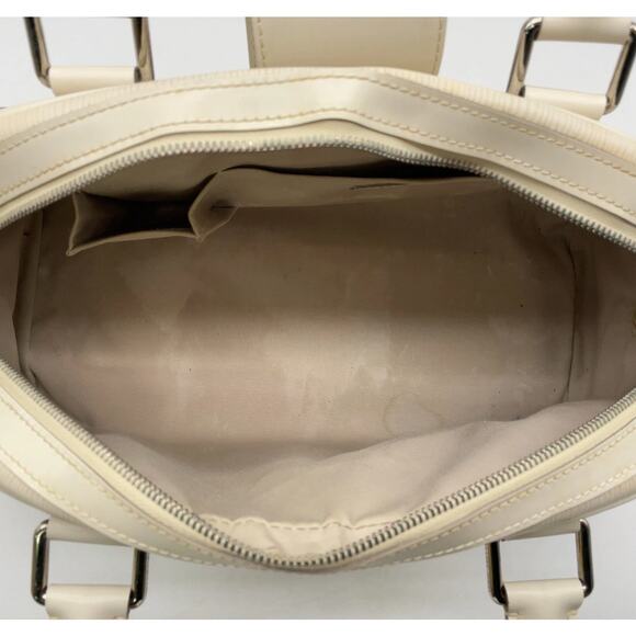 Authentic Louis Vuitton Epi Ivory Bowling Montaigne GM M5931J Handbag - Picture 12 of 16